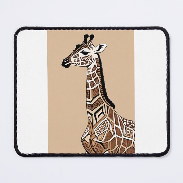 Item preview, Art - Stylized Giraffe, Abstract Geometric Patterns designed and sold by DoodyPets.