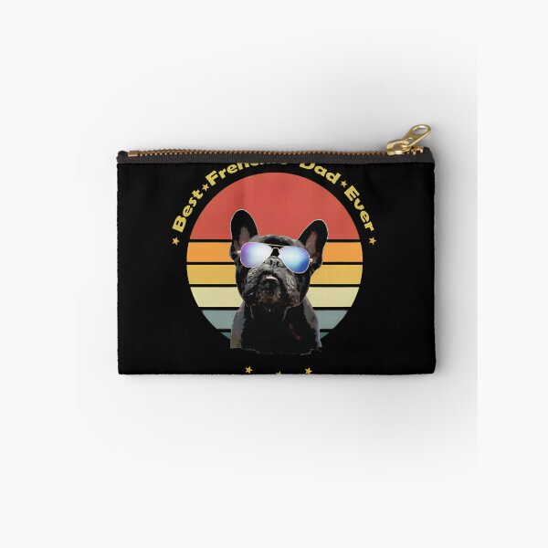 Item preview, Best Frenchie Dad Ever Retro Sunset Dog Apparel designed and sold by SoyLamderma.