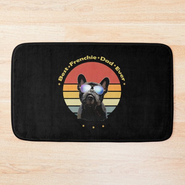 Item preview, Best Frenchie Dad Ever Retro Sunset Dog Apparel designed and sold by SoyLamderma.