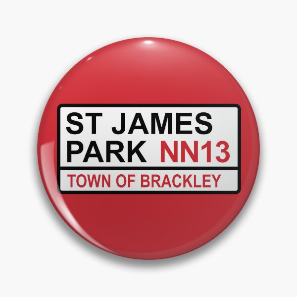 Item preview, Brackley Town St James Park Iconic Street Sign designed and sold by DelfDesign.