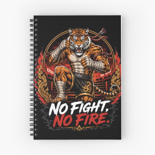 Item preview, No Fight No Fire Tiger Muay Thai Warrior  designed and sold by the-dovlat.