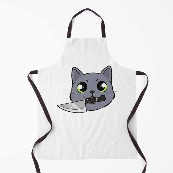 Item preview, Knife Cat Funny Angry Kitten Spooky Season Meme designed and sold by Nicolealtdesign.