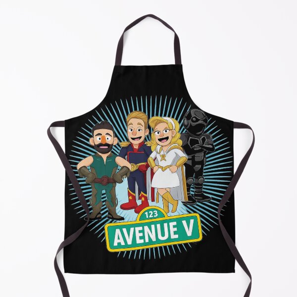 Item preview, Avenue V Parody Shirt | Superhero Street Sign Cartoon Graphic Tee designed and sold by GarnerSupplyCo.