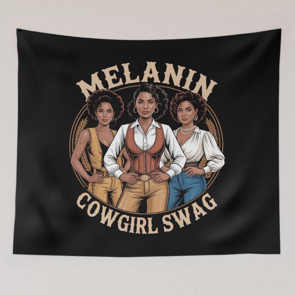 Item preview, Melanin Cowgirl Swag Juneteenth Trail Ride designed and sold by sailorjessiArt.