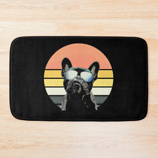 Item preview, Cool French Bulldog Shades Retro Sunset Pet designed and sold by SoyLamderma.