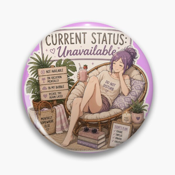 Item preview, Current Status Unavailable – Anime Introvert Girl Cozy Summer Design designed and sold by DailyStruggleCo.