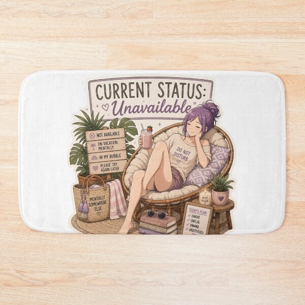 Item preview, Current Status Unavailable – Anime Introvert Girl Cozy Summer Design designed and sold by DailyStruggleCo.