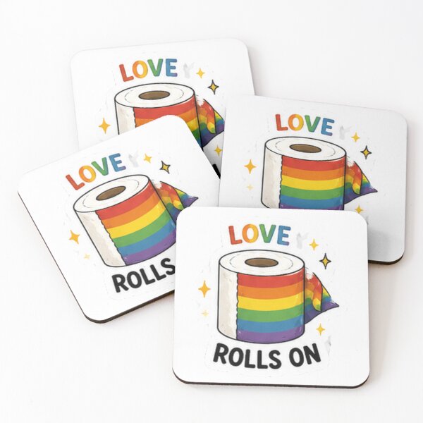 Item preview, Love Rolls On Funny Rainbow Pride designed and sold by Pixanova.