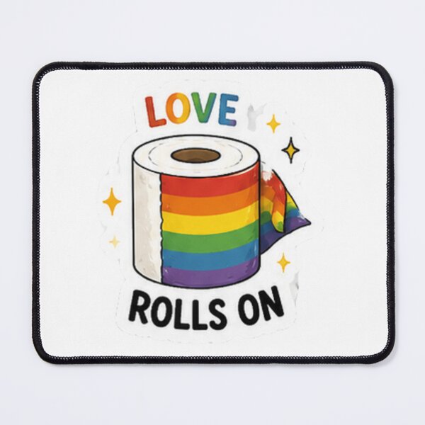 Item preview, Love Rolls On Funny Rainbow Pride designed and sold by Pixanova.