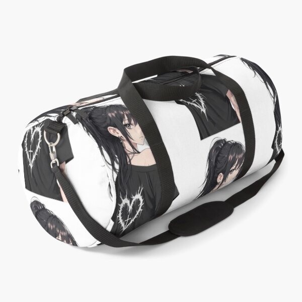 Item preview, Goth Anime Girl with Barbed Wire Heart Shirt Grunge Aesthetic designed and sold by jo-e-basta.
