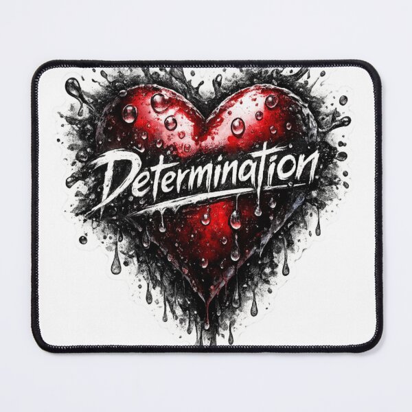 Item preview, Determination – Dark Heart Graffiti Sticker designed and sold by Genzfirevibes.