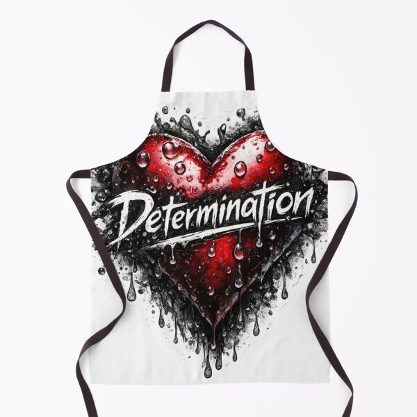 Item preview, Determination – Dark Heart Graffiti Sticker designed and sold by Genzfirevibes.