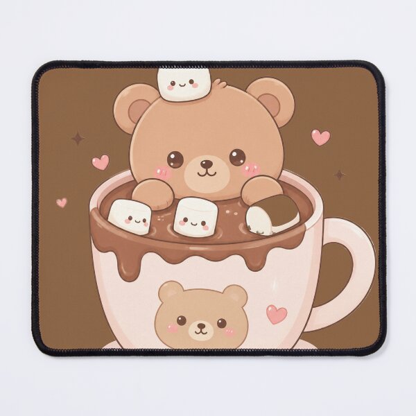 Item preview, Teddy Bear in a Chocolate Cup designed and sold by EsenciaZen.