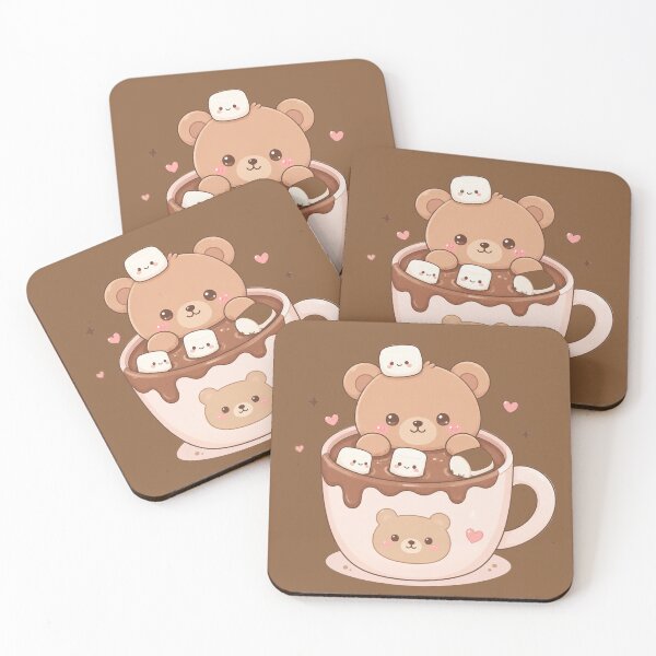 Item preview, Teddy Bear in a Chocolate Cup designed and sold by EsenciaZen.