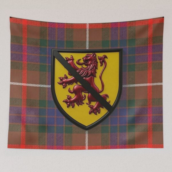 Item preview, Abernethy Coat of Arms and Fraser Hunting Tartan designed and sold by Kirrindy Designs.