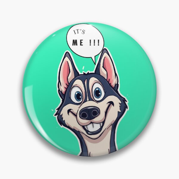 Item preview, Smiling dog "It's me!!!" designed and sold by Art70shop.