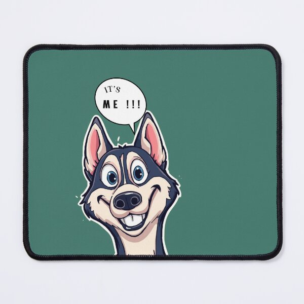 Item preview, Smiling dog "It's me!!!" designed and sold by Art70shop.