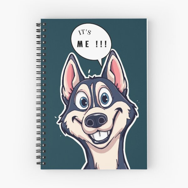 Item preview, Smiling dog "It's me!!!" designed and sold by Art70shop.