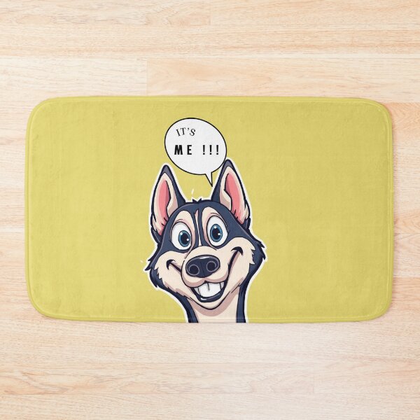 Item preview, Smiling dog "It's me!!!" designed and sold by Art70shop.