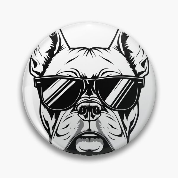 Item preview, Cool French Bulldog Wearing Sunglasses Graphic designed and sold by SeaburyPrints.