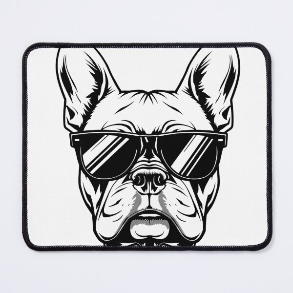 Item preview, Cool French Bulldog Wearing Sunglasses Graphic designed and sold by SeaburyPrints.