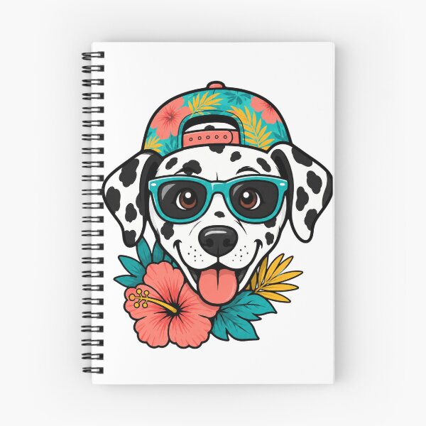 Item preview, Cute Dalmatian Dog Hawaiian Summer Vibes  designed and sold by the-dovlat.