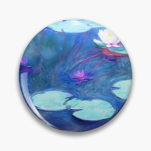 Item preview, Water Lilies, Pink designed and sold by artdesignsnow.