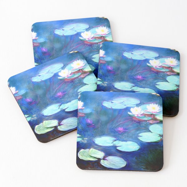 Item preview, Water Lilies, Pink designed and sold by artdesignsnow.