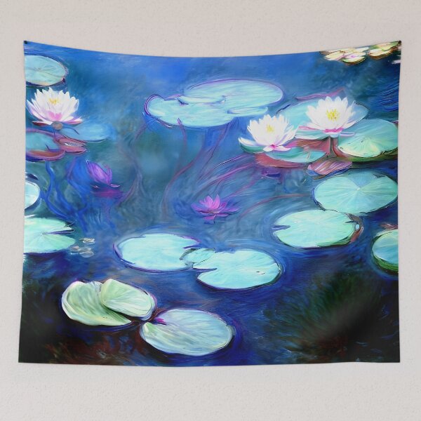 Item preview, Water Lilies, Pink designed and sold by artdesignsnow.