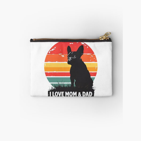 Item preview, Frenchie Sunset Mom Dad Love Pet Graphic designed and sold by SoyLamderma.