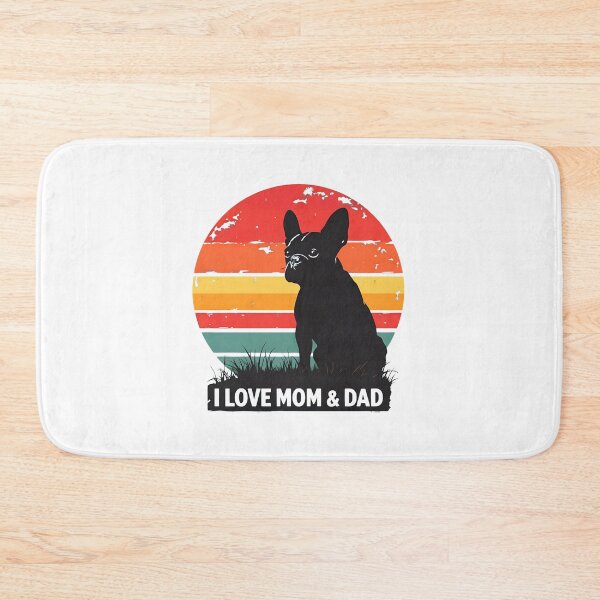 Item preview, Frenchie Sunset Mom Dad Love Pet Graphic designed and sold by SoyLamderma.