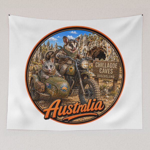 Item preview, Sidecar Friends Around Australia designed and sold by Holiday-Hunter.