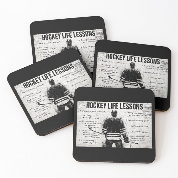 Item preview, Hockey Life Lesson Poster Gift For Dad Or Boy Bedroom, Vintage Hockey Poster Bedroom Bathroom Livingroom designed and sold by DebraGiftShop.