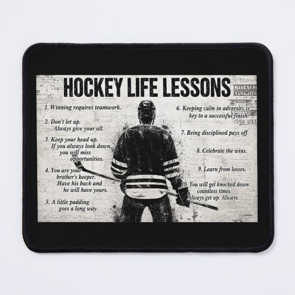 Item preview, Hockey Life Lesson Poster Gift For Dad Or Boy Bedroom, Vintage Hockey Poster Bedroom Bathroom Livingroom designed and sold by DebraGiftShop.