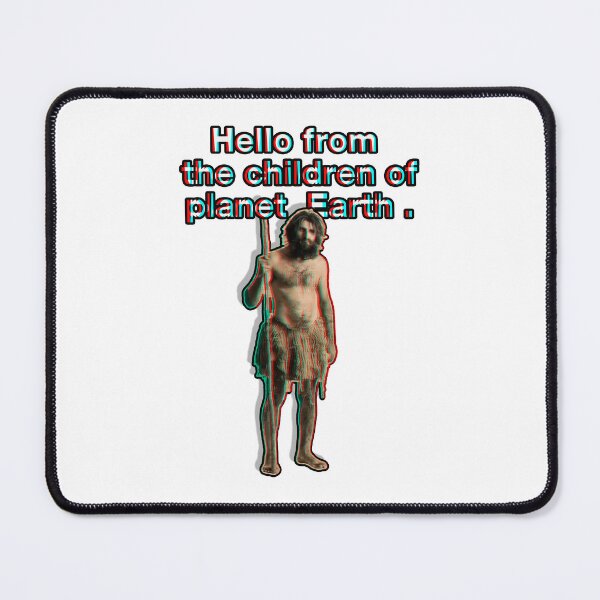 Item preview, ASYNC CAVEMAN CARDBOARD CUTOUT GREETING GLITCH (BACKROOMS LIVE ACTION HORROR MOVIE) designed and sold by Python Designs .