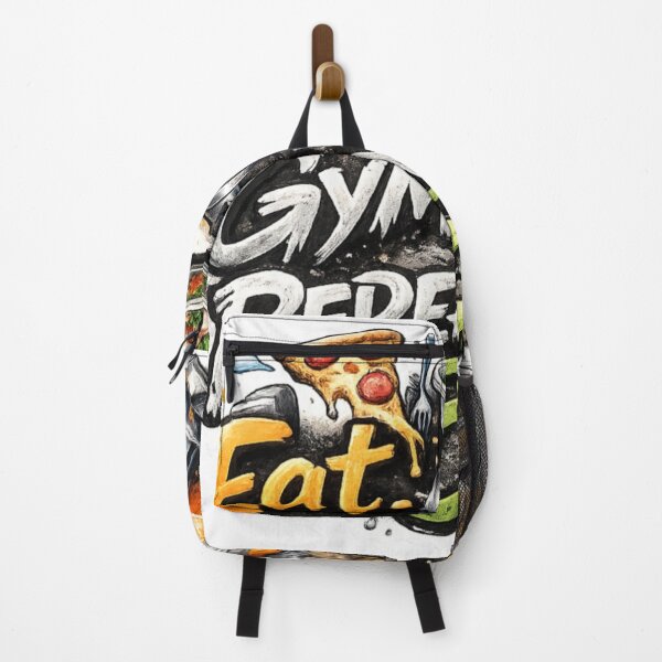 Item preview, Eat. Gym. Repeat. – Fitness Lifestyle Sticker designed and sold by Genzfirevibes.