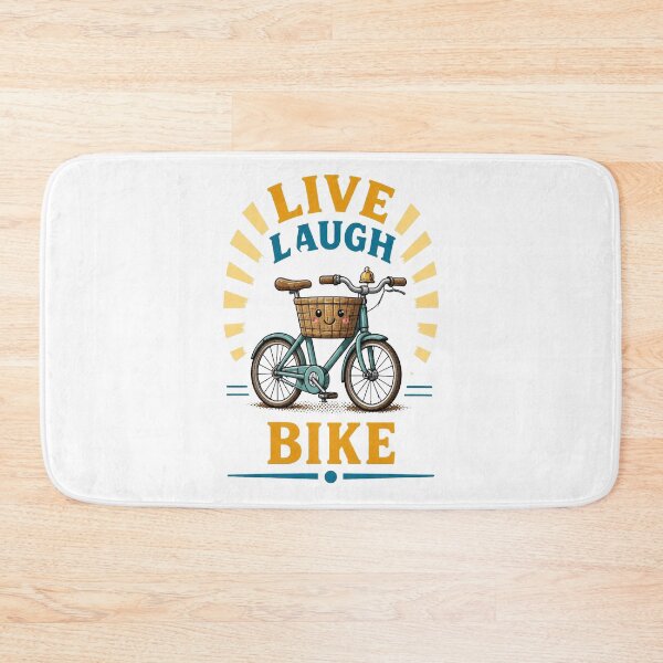 Item preview, Live Laugh Bike – Cycling Lifestyle Design designed and sold by Icareis-Studios.