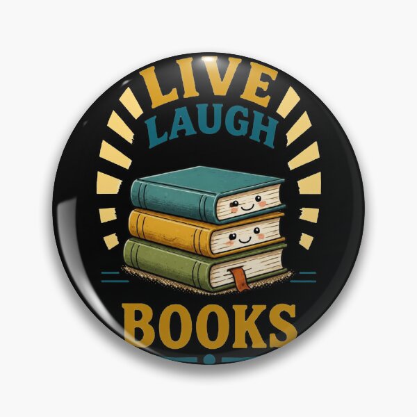 Item preview, Live Laugh Books – Reading Lover Design designed and sold by Icareis-Studios.