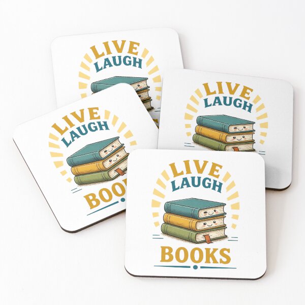 Item preview, Live Laugh Books – Reading Lover Design designed and sold by Icareis-Studios.