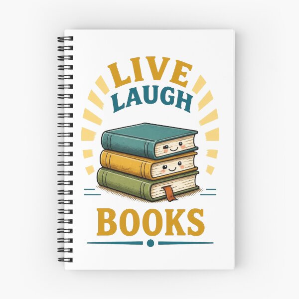 Item preview, Live Laugh Books – Reading Lover Design designed and sold by Icareis-Studios.