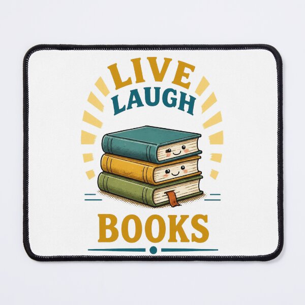 Item preview, Live Laugh Books – Reading Lover Design designed and sold by Icareis-Studios.