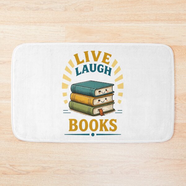 Item preview, Live Laugh Books – Reading Lover Design designed and sold by Icareis-Studios.