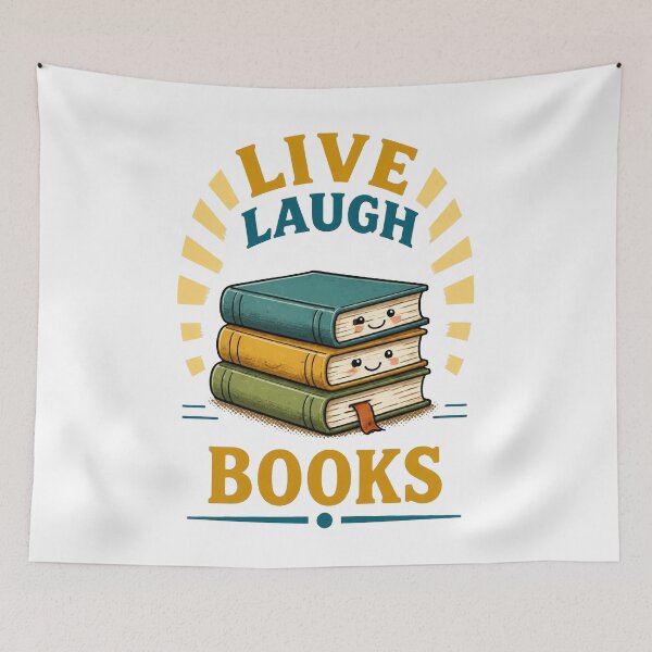 Item preview, Live Laugh Books – Reading Lover Design designed and sold by Icareis-Studios.