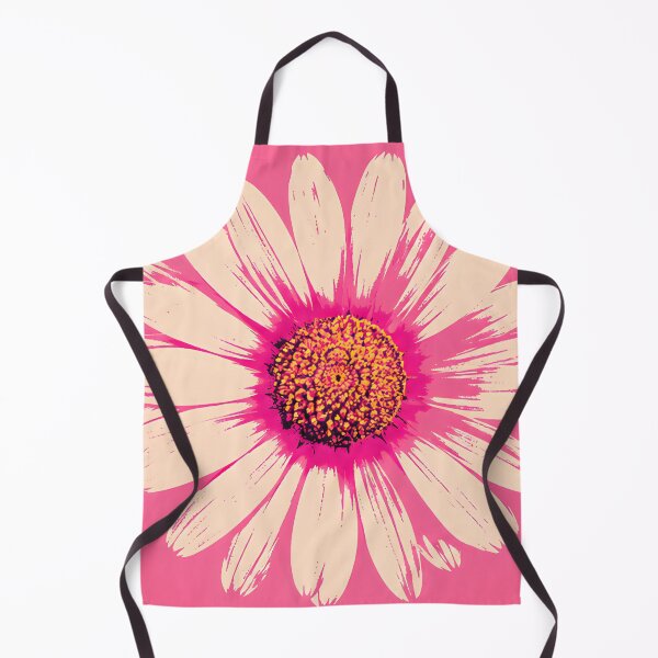 Item preview, Pink Pop Art Daisies Grid Retro Floral  designed and sold by ChubbyGoong.