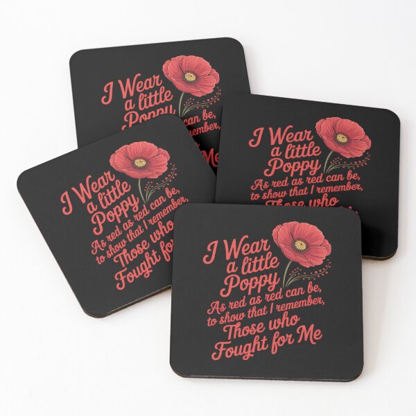 Item preview, Veterans Day I Wear Red Poppy Flower Remember American USA designed and sold by sailorjessiArt.