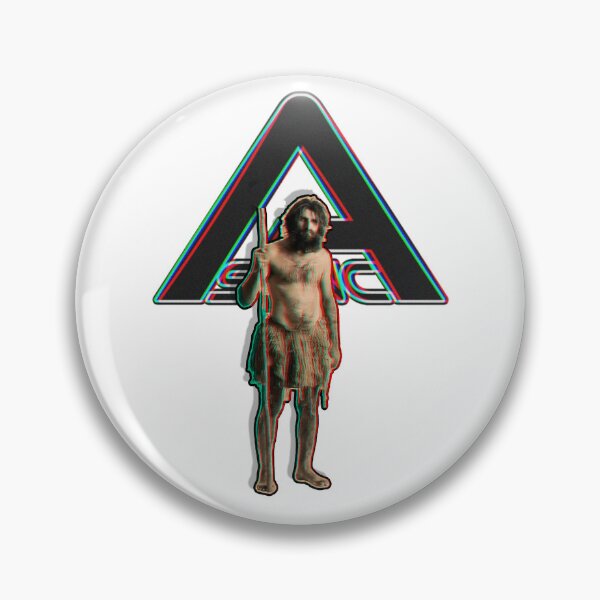 Item preview, ASYNC CAVEMAN CARDBOARD CUTOUT LOGO GLITCH (BACKROOMS LIVE ACTION HORROR MOVIE) designed and sold by Python Designs .