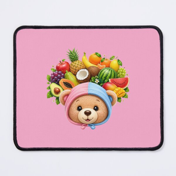 Item preview, Cute Teddy Bear with Fruit Crown designed and sold by annenambiro.