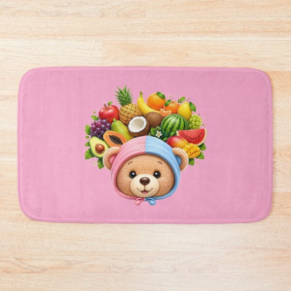 Item preview, Cute Teddy Bear with Fruit Crown designed and sold by annenambiro.