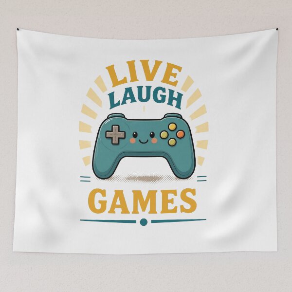 Item preview,  Live Laugh Games – Gamer Lifestyle Design designed and sold by Icareis-Studios.