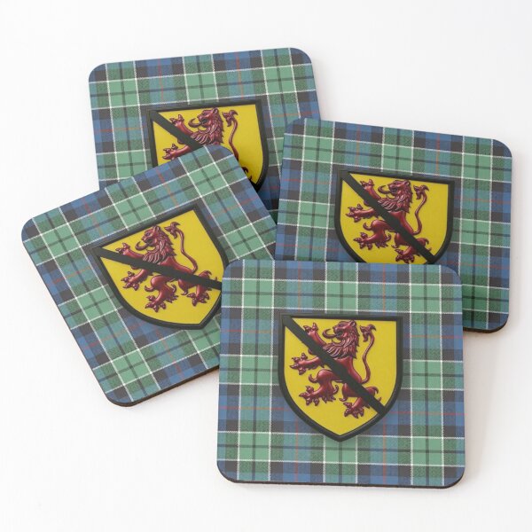 Item preview, Abernethy Coat of Arms and Leslie Hunting Tartan designed and sold by Kirrindy Designs.